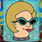 Trish head in jar